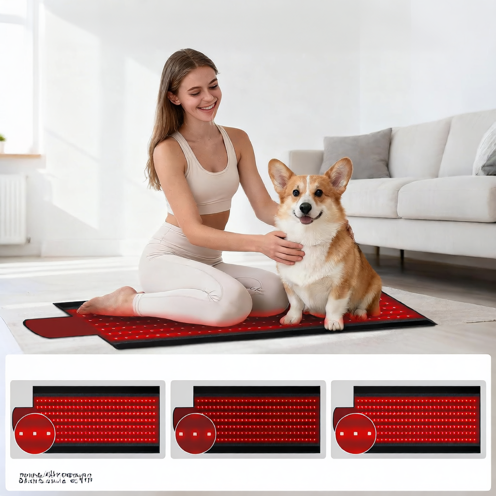 Red Light Therapy Waist Belt Multi-Position Heating Pad