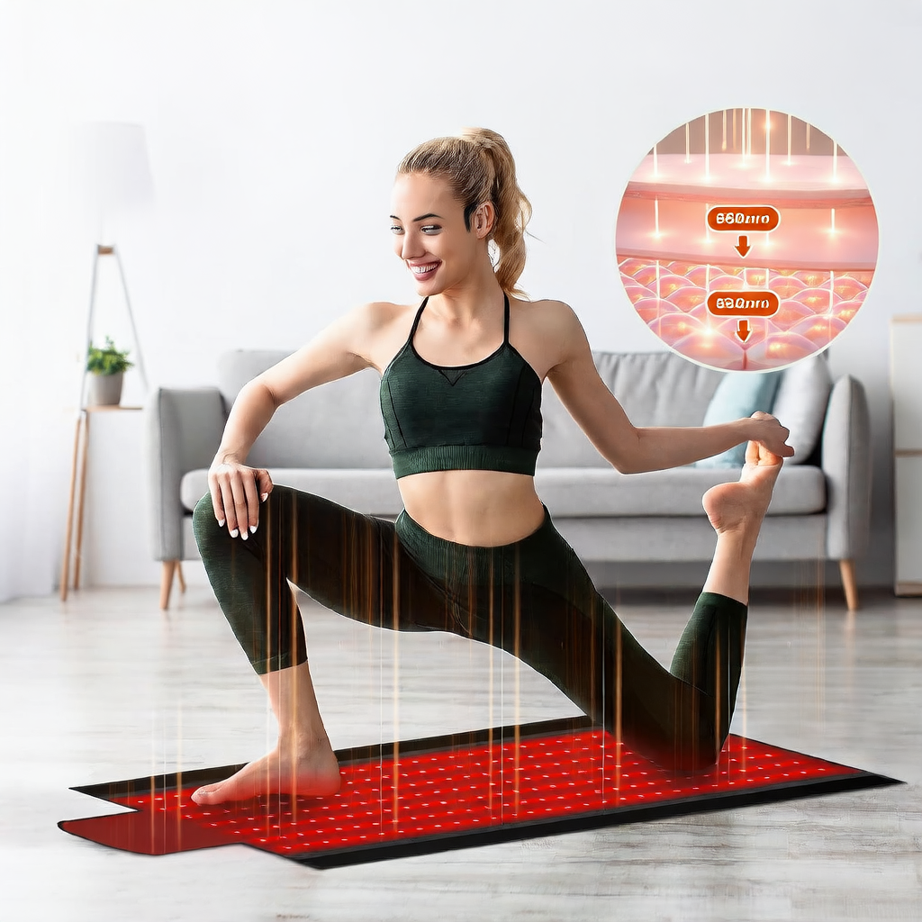 Red Light Therapy Waist Belt Multi-Position Heating Pad