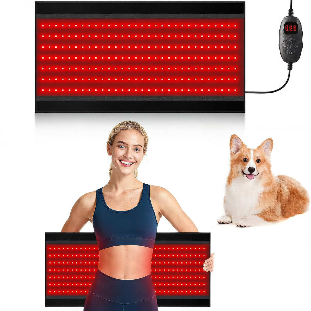 Red Light Therapy Waist Belt Multi-Position Heating Pad